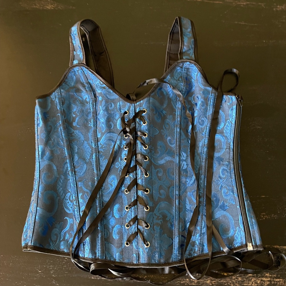 XL corset with side zipper